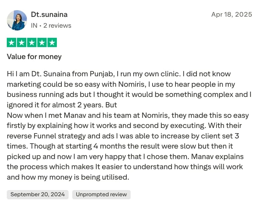 Client Review 4: Business Revenue Up by Lakhs